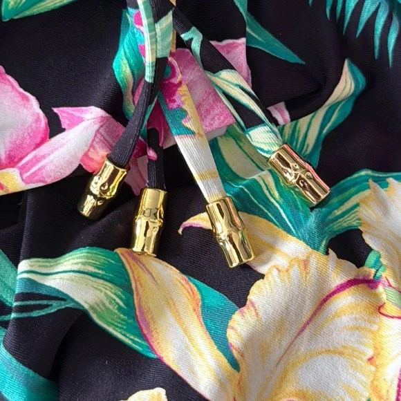 Tommy Bahama Orchid Garden Underwire Bandini Top, 34B Bikinis